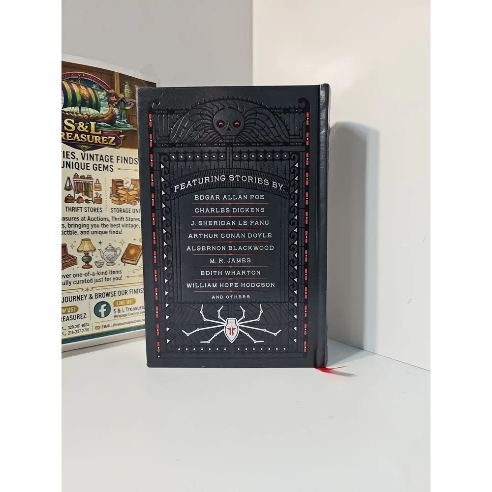 Classic Ghost Stories, Barnes & Noble, 2017, Bonded Leather, LNC, Silver Gilded